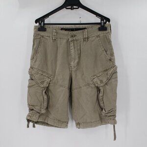 VTG Y2K Jet Lag Cargo Shorts Mens 30 10" Utility Military Army Paratrooper green